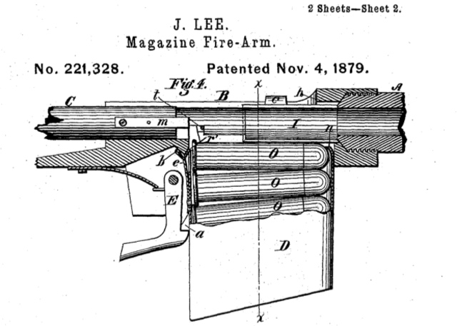 Lee box magazine patented