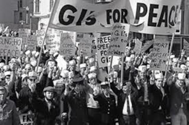 Vietnam Walk and protest