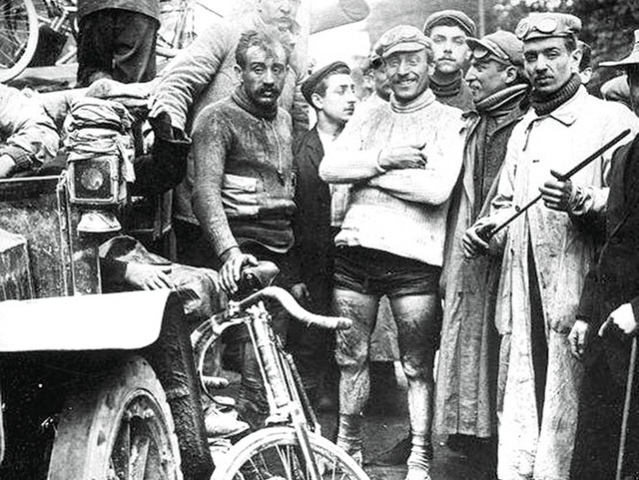 La primera carrera en carretera