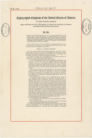 Civil Rights Act of 1964