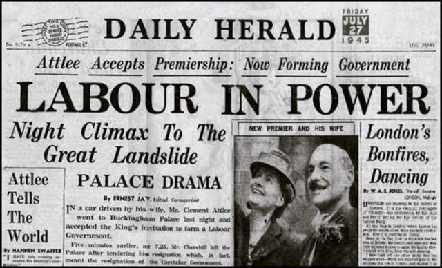 Churchill loses election