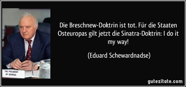 Aufgabe der Breschnew-Doktrin