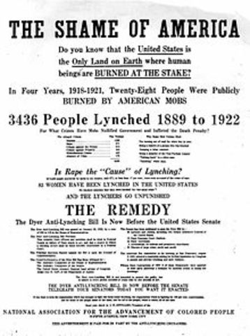 First year with no lynching