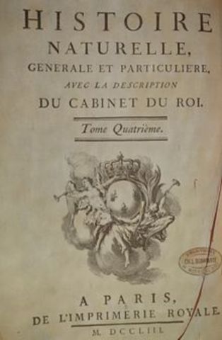La Histoire narurelle (historia natural) 1749-1788