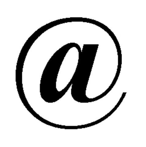 Se introduce él signo @ (arroba)