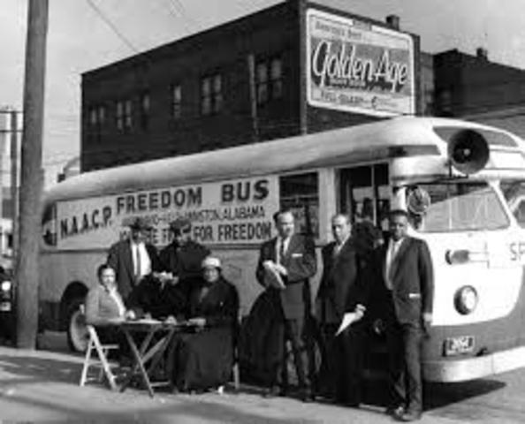 Southern Freedom Riders were arrested