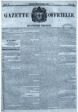 aparición de los primeros periódicos en Francia