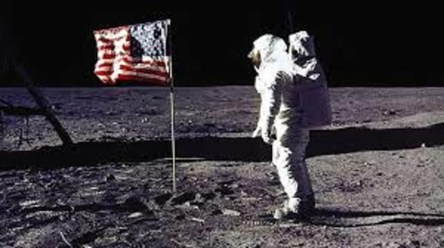 Neil Armstrong is the first man on the moon