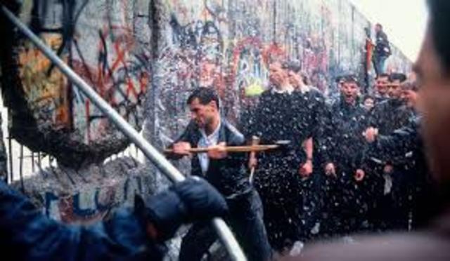 Berlin Wall Comes Down