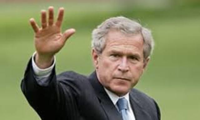 George Bush re-elected