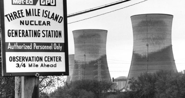 An accident at the Three Mile Island