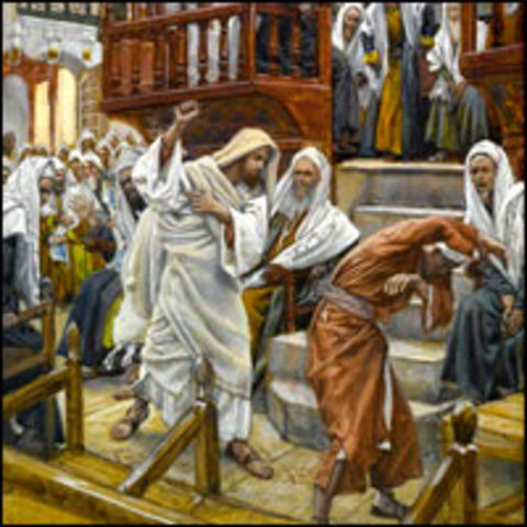 Liberación de un endemoniado en una sinagoga