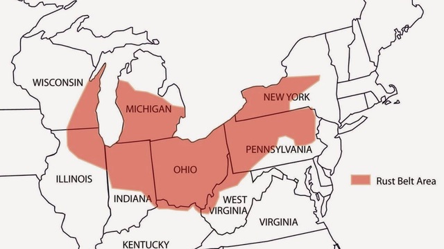 Decline of Industrial Midwest