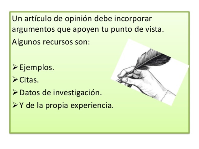 Pasos para Escribir un Artículo de Opinión