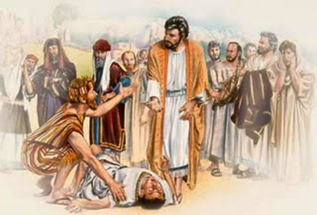 Curación de un poseso ciego y mudo