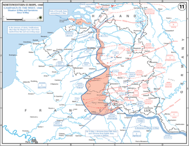 German offensive to the east