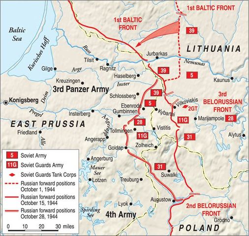 GERMAN OFFENSIVE TO EAST