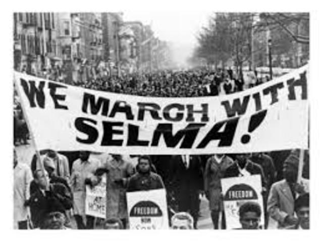March from Selma to Montgomery for voting rights