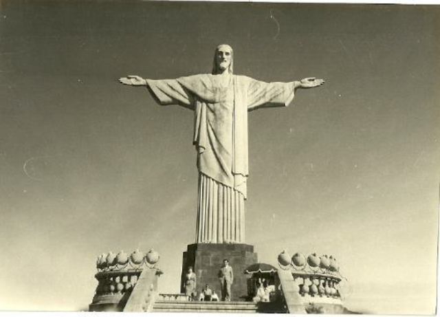 Inauguração do cristo redentor.