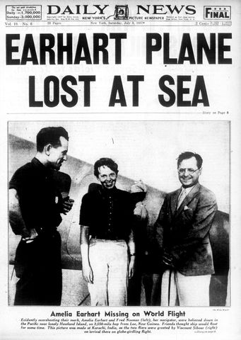 What happened to Amelia Earhart?