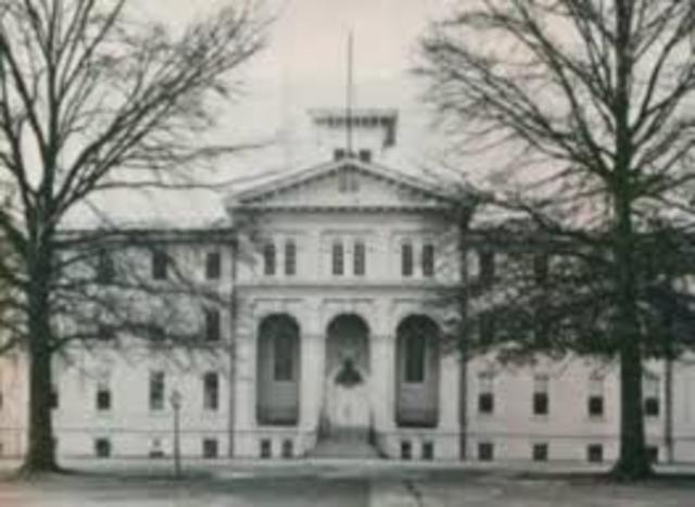 King enters Crozer Theological Seminary in Chester, Pennsylvania