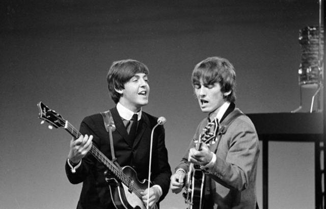George Harrison meets Paul McCartney