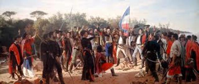 A war declaring independence for Uruguay