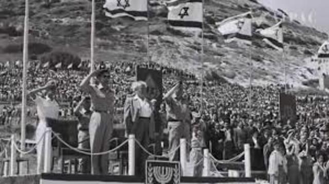 Israel declares independence