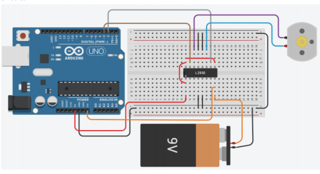 Arduino y motor