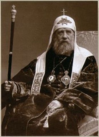 The patriarch of Moscow was put under house arrest.