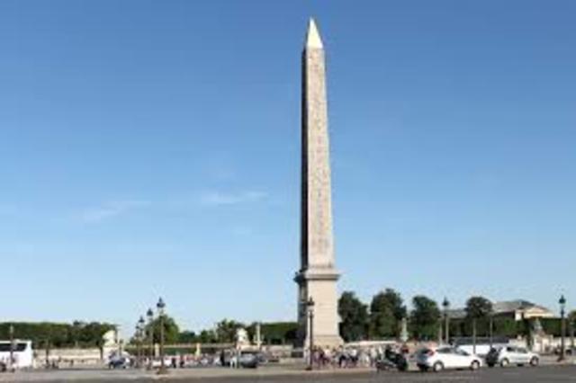 The Luxor obelisk