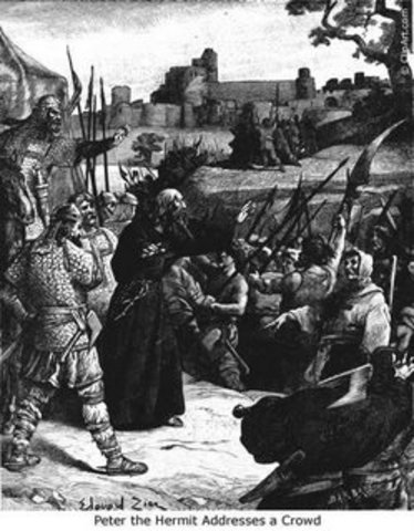 Peter The hermit and the peoples "Crusade"