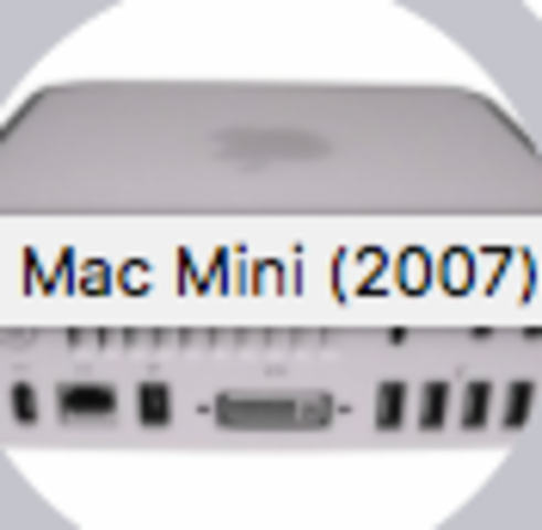Mac Mini (2007) Product Discontinued