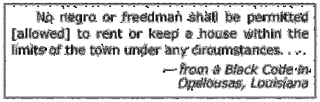 States started to pass Black Codes while the Union continues to debate the rules for restoration.