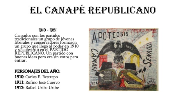 El canapé republicano (1910-1921)