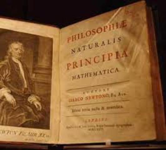 Issac Newton: Libro (principia mathematica)