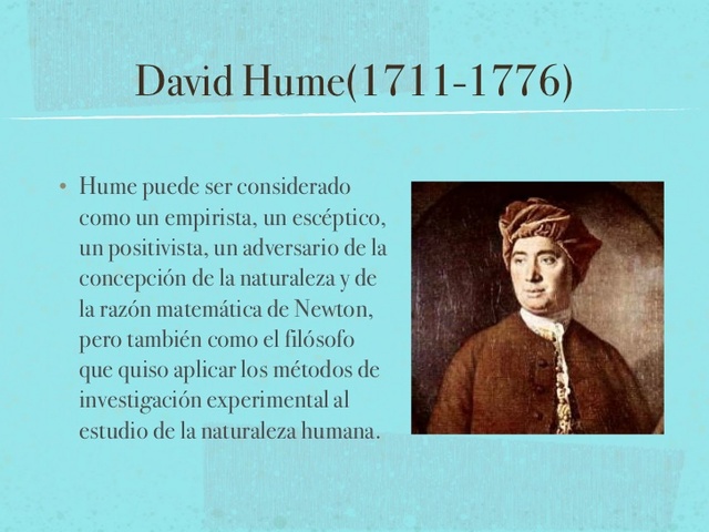 EMPRIRISMO- DAVID HUME