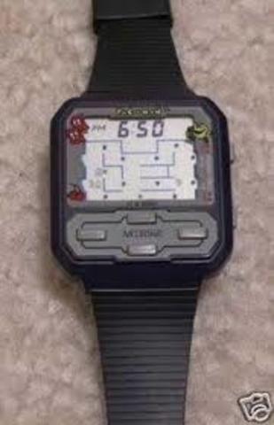 me regalaron un reloj pacman