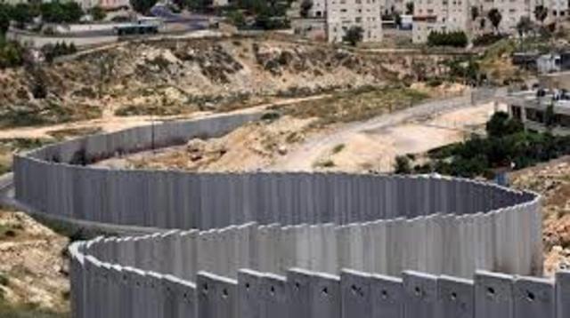 CONFLICTO ÁRABE ISRAELÍ-Muro de separacion