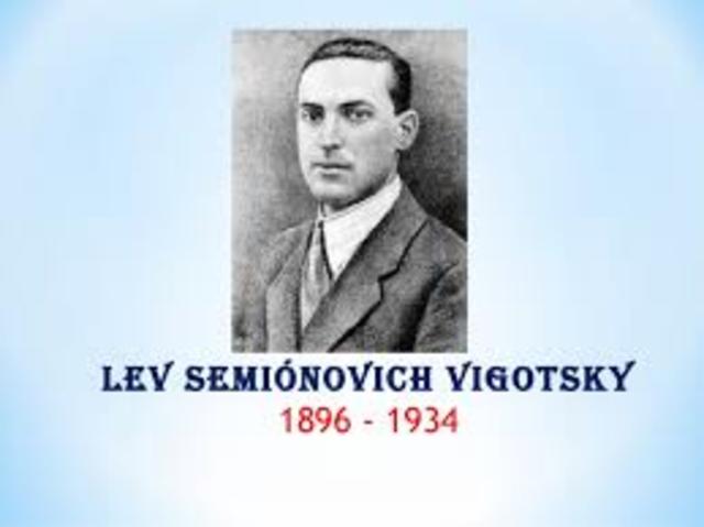 LEV SEMIONOVICH VYGOTSKY 1896-1934