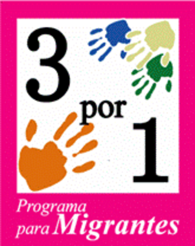 Programa 3 x 1 para migrantes.