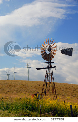 electricity generating windmill