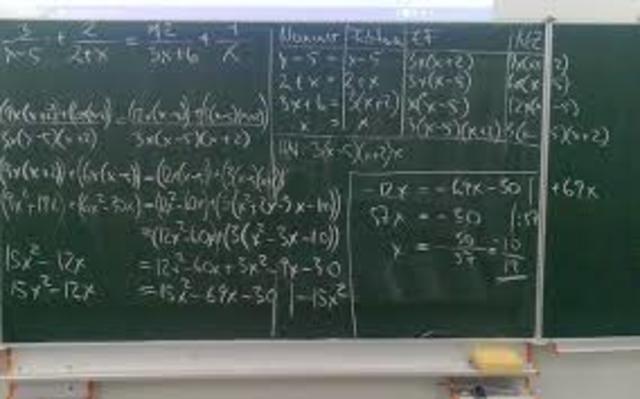 La pizarra - El tablero verde