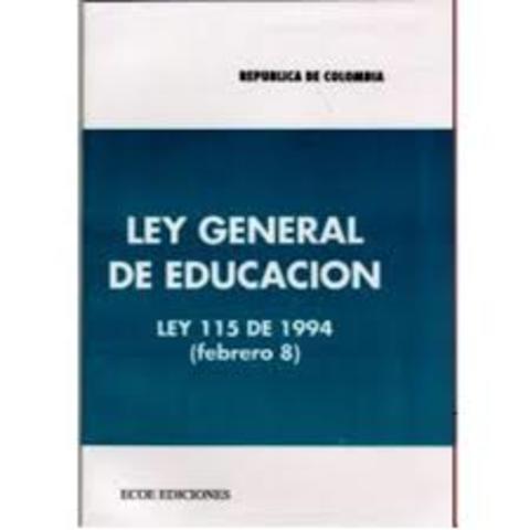 La educación en la constitución de 1991 y la Ley de 1994