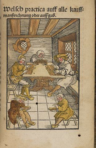 Significado algebraico del signo suma y resta (1518 d.c.)