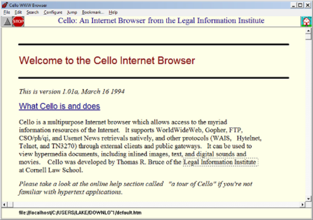 Primer navegador web grafico