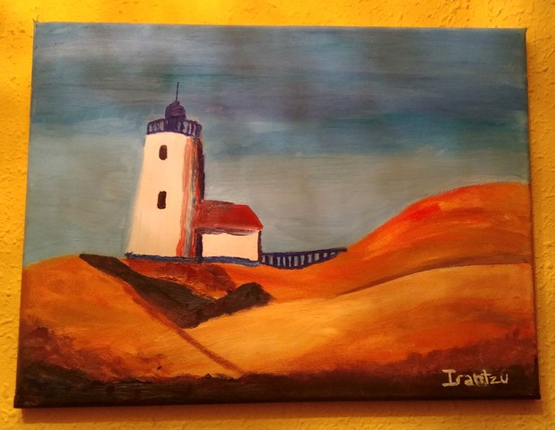 Oleoz egindako lehenengo koadroa