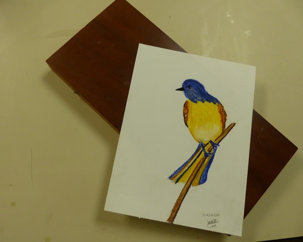 Pastelez egindako marrazkia