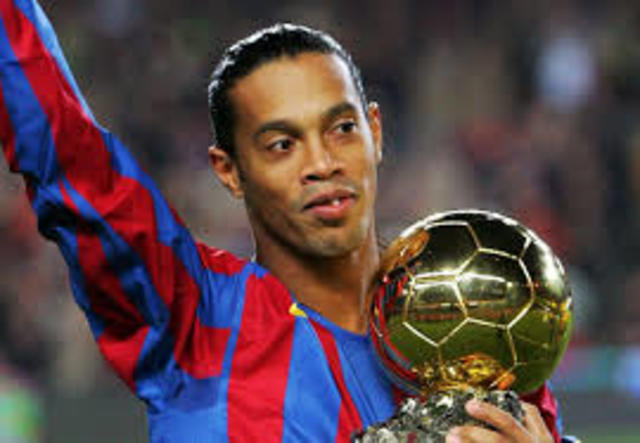 7.  Ronaldinho.
