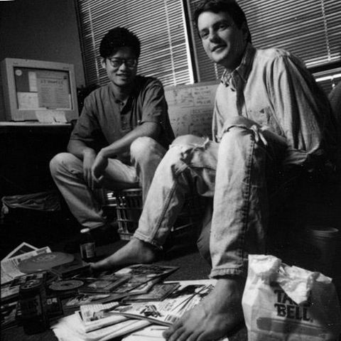 Jerry Yang y David Filo creadores de Yahoo